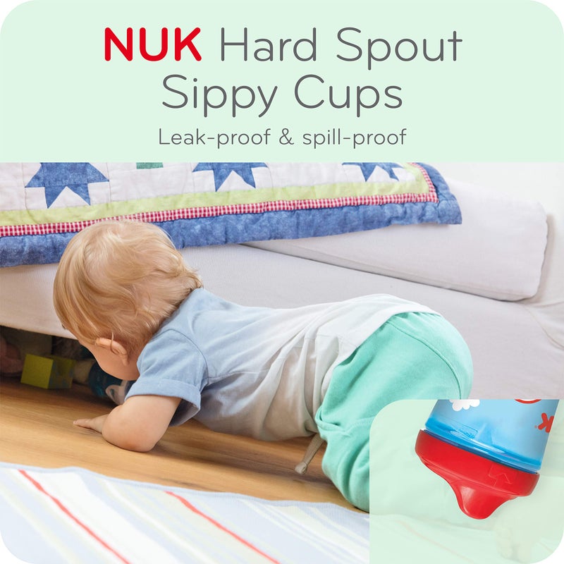 NUK Sesame Street Hard Spout Cup, 10 Oz, 2 Pack – BPA Free, Spill Proof Sippy Cup - Image 2