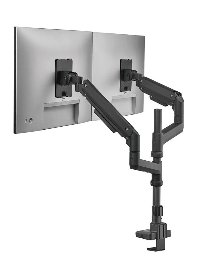 Skill Tech SH69 C024P Heavy Duty Counterbalance Monitor Arm for 17"-49" Screens, VESA 100x100, 20kg Load Capacity per Screen – Black  - Image 2
