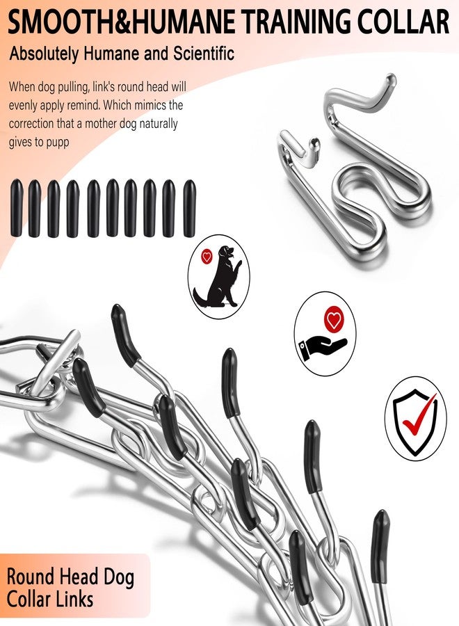 DEYACE Stainless Steel Dog Training Collar, Quick Release Buckle, Adjustable Collar for Large Dogs Neck Girth 12"-17“ - Image 3
