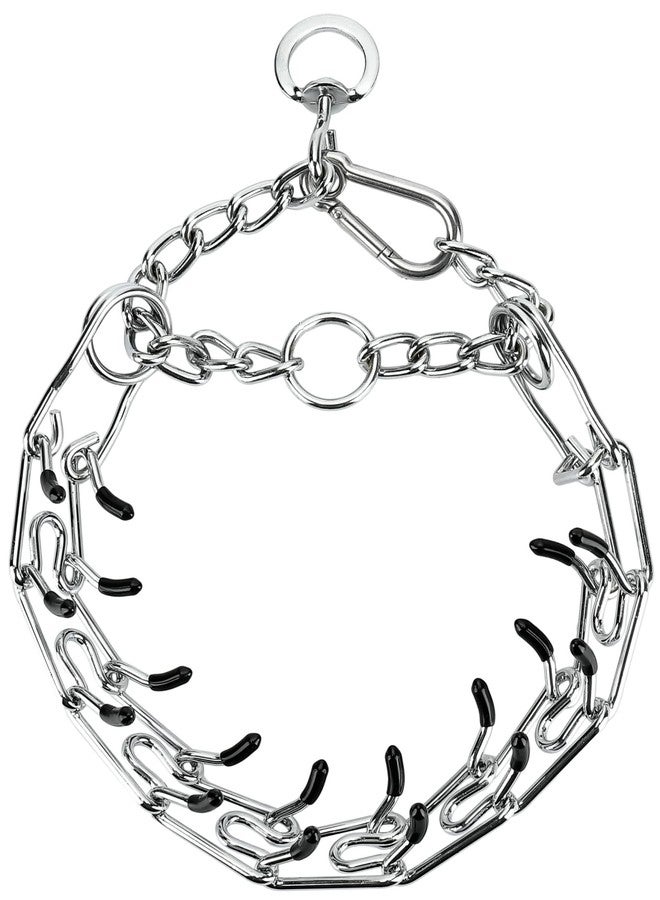 DEYACE Stainless Steel Dog Training Collar, Quick Release Buckle, Adjustable Collar for Large Dogs Neck Girth 12"-17“ - Image 1