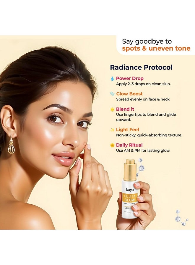 kaya سيروم كايا غلوتا جلو للوجه | غلوتاثيون ليبوزومي، نياسيناميد، ألفا أربوتين | مطور من قبل أطباء الجلد | 22 سنة من الخبرة | تفتيح، تصبغ، إصلاح ضرر الأشعة فوق البنفسجية | 30 مل - Image 4