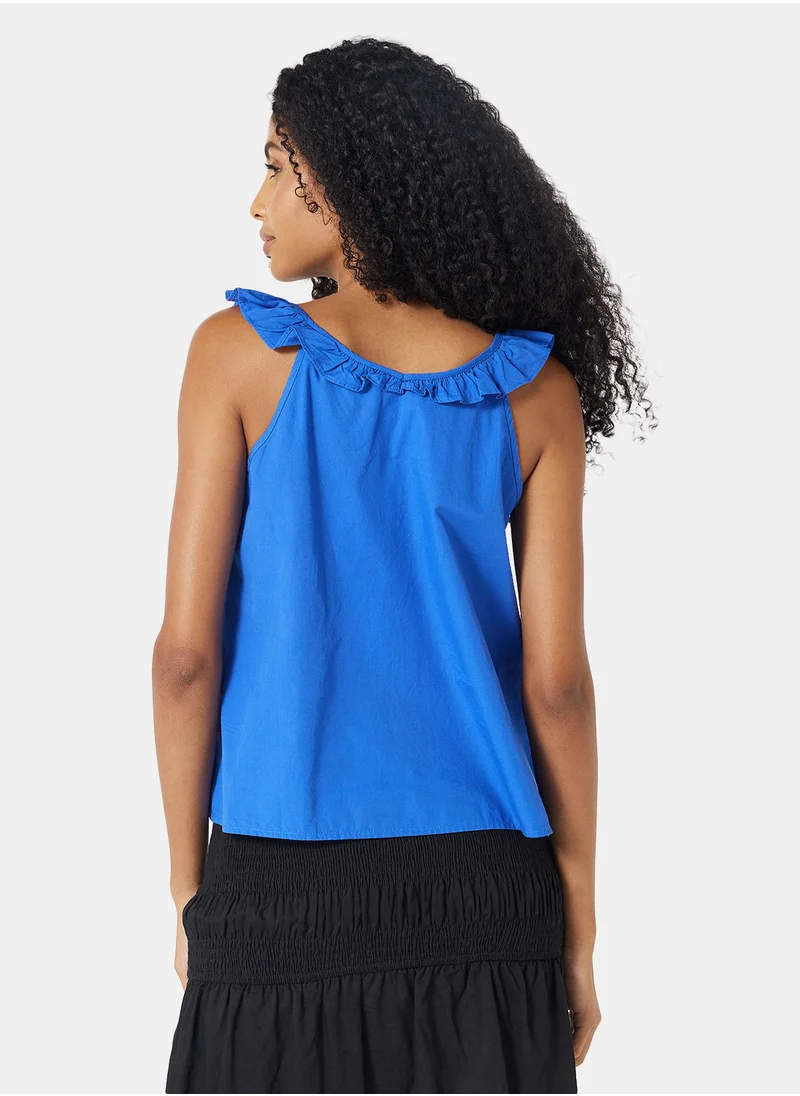 VERO MODA Frill Detail Sleeveless Top