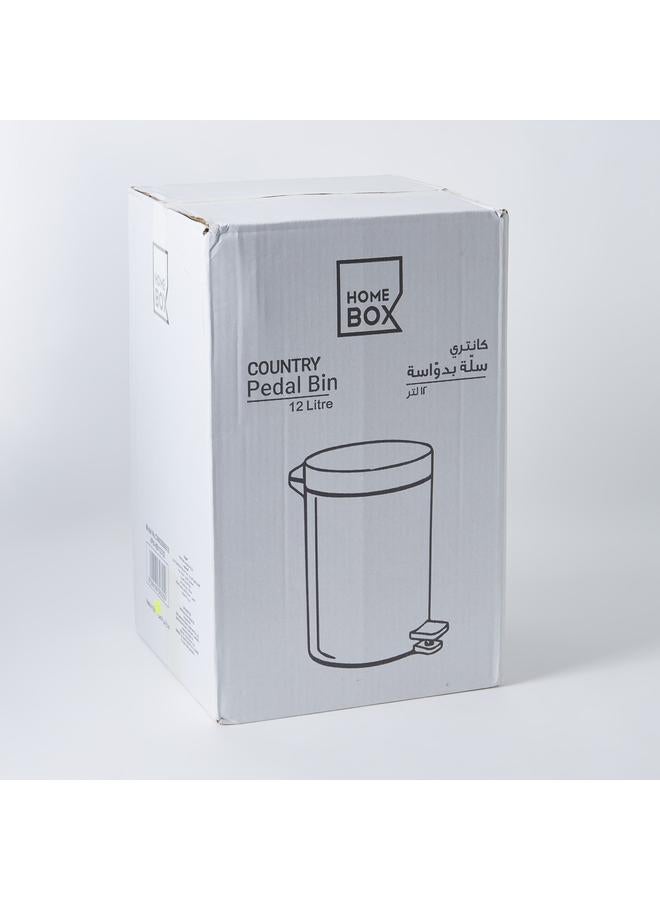 هوم بوكس سلة مهملات معدنية بدواسة - 12 لتر - Image 5