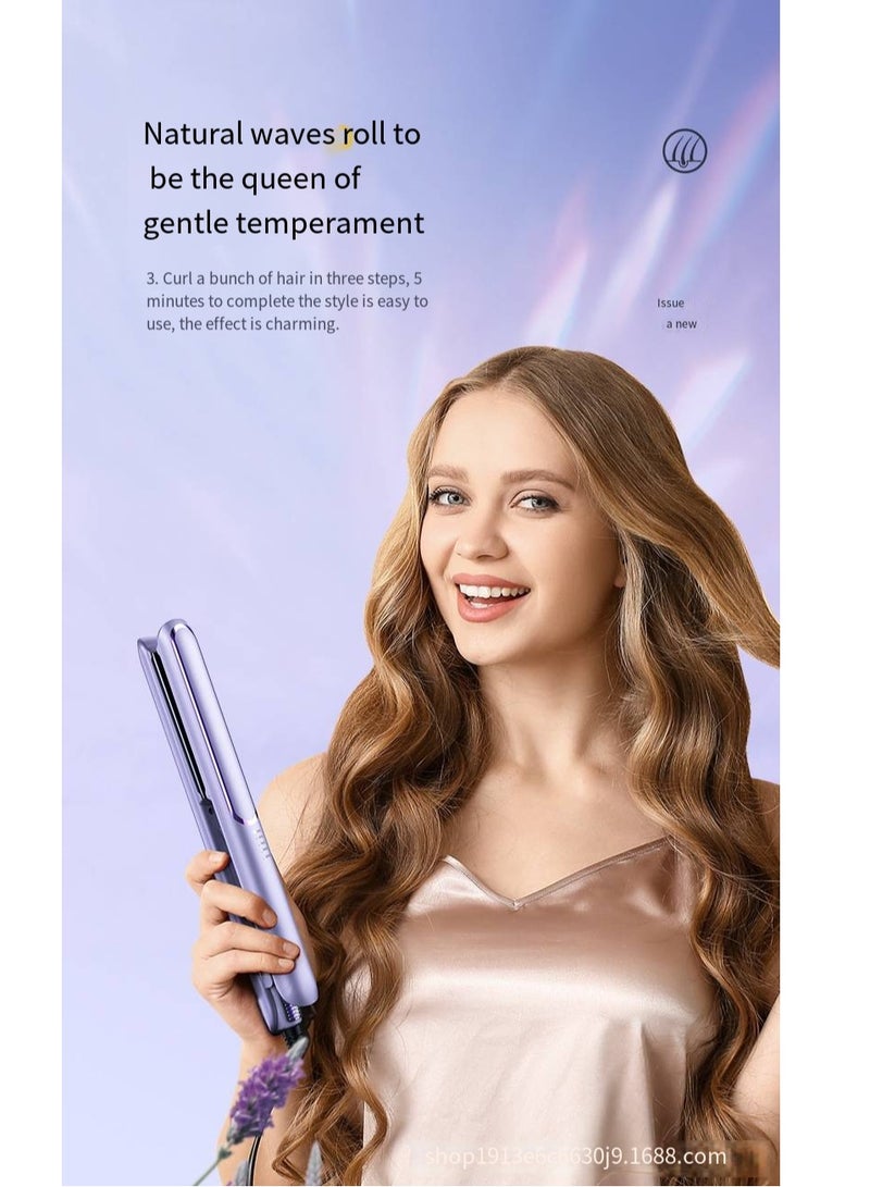 general 2-in-1 Ionic Hair Straightener & Curling Iron – Dual Styling with Ceramic Plates - Image 2
