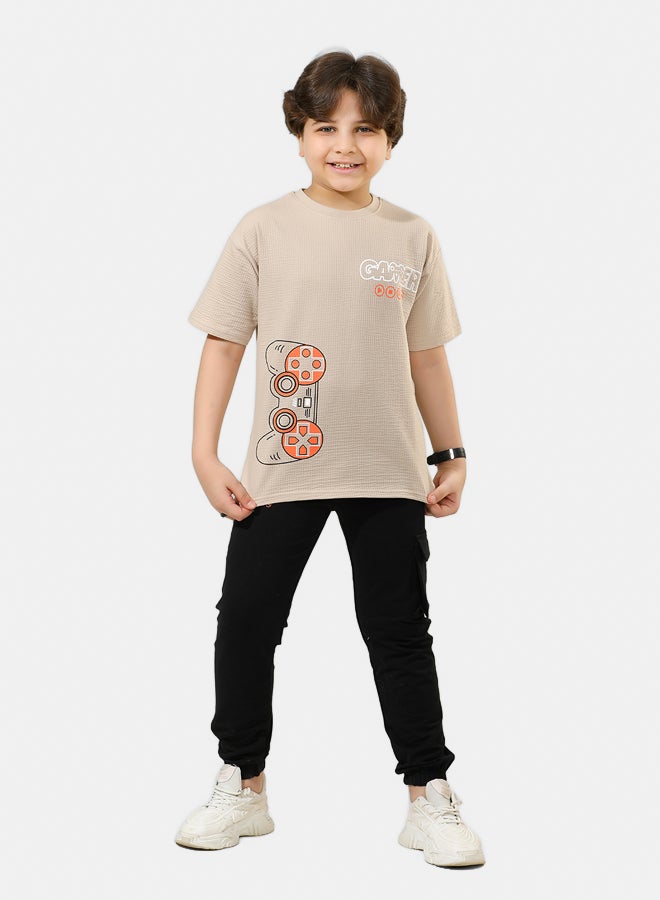 ريمينت بيجاما للاولاد برسمة التحكم باللعب بيج - Image 1