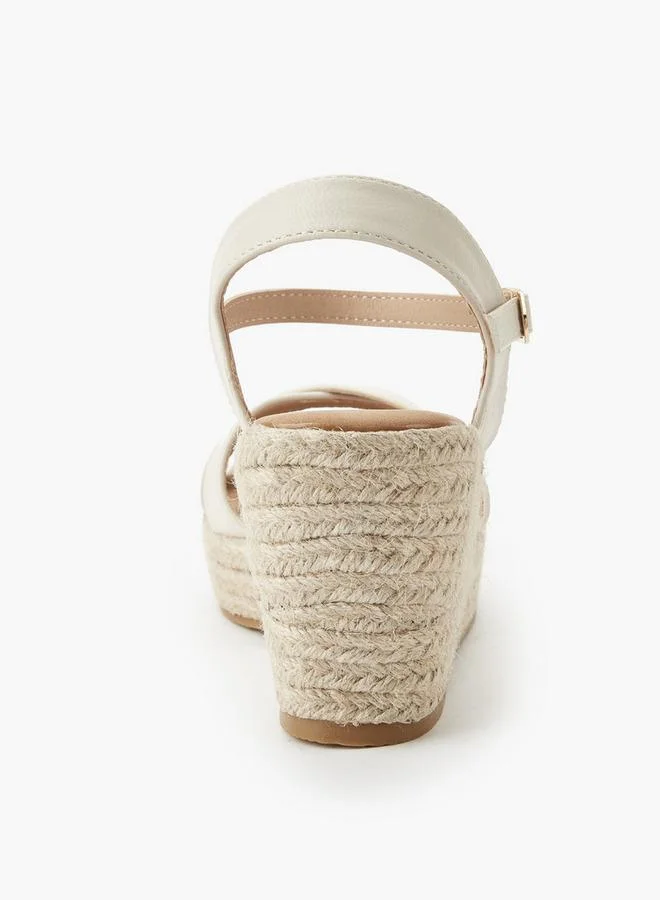 Peppermint BEIGE Women Wedge Heel Espadrilles for Women | Best Price UAE