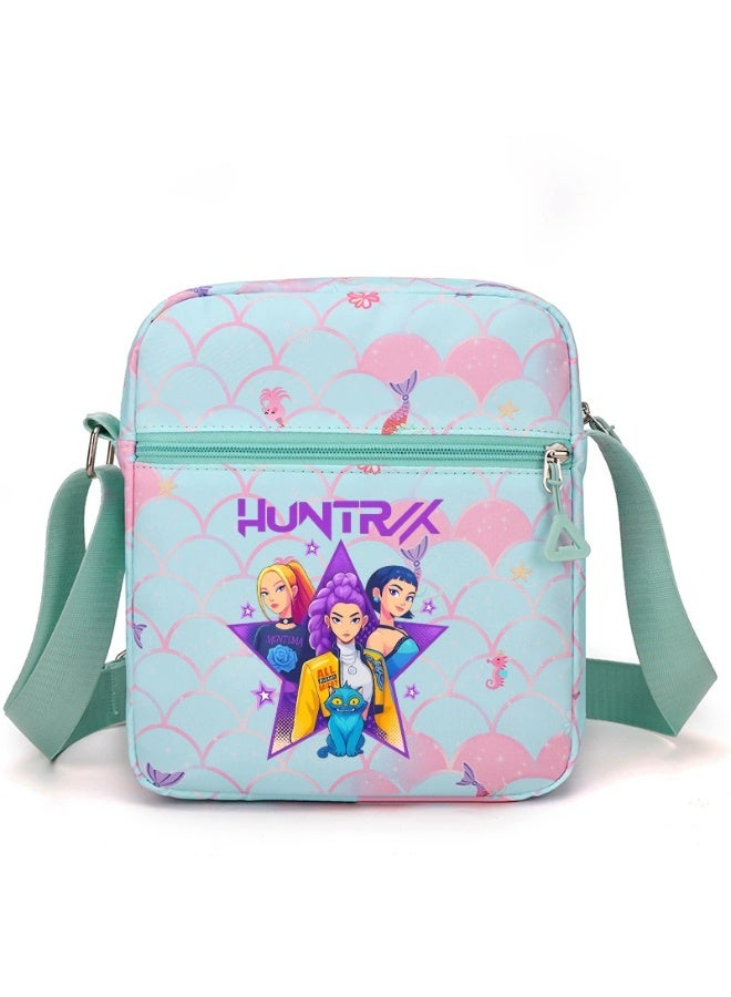 general K-pop Demon Girl Group Print Shoulder Bag for Women Crossbody Bag Schoolbag for Students Campus Bag