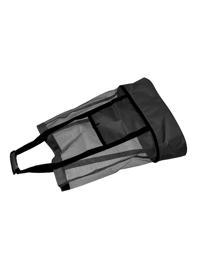 NIBEMINENT Mesh Beach and Picnic Tote Bag with Insulated Compartment - Image 4