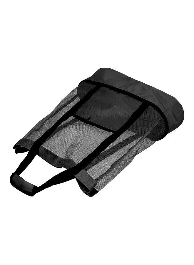 NIBEMINENT Mesh Beach and Picnic Tote Bag with Insulated Compartment - Image 3