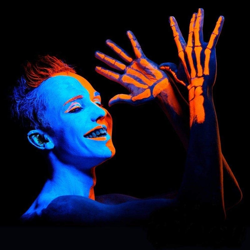 UV Glow Blacklight Face and Body Paint - Neon Fluorescent (0.34oz (Pack of 6)) - Image 3