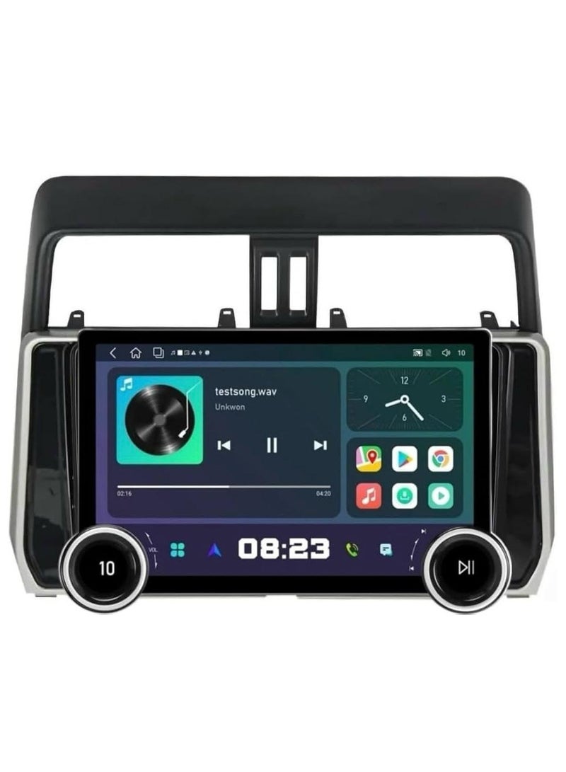 SHEZA STAR DIAMOND 2K 11.8" inch 4GB RAM 64GB ROM Car Stereo For Toyota Prado Screen 2018-2022 With Apple Carplay Android Auto Wireless WiFi DSP Radio 4G AHD Camera Included Quick Boot Fast Interface  - Image 1
