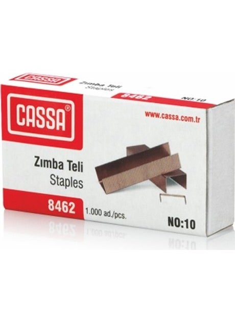 Cassa - Staple No:10 Yellow 8462 (1 Pack 10 Boxes) - Image 1