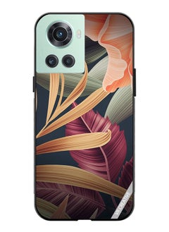 Protective Case Cover For OnePlus Ace Leaf 02 Design Multicolour