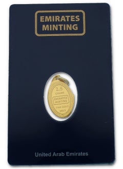 EMIRATES MINTING Emirates Minting 2.7g 999.9 Purity Gold 24K Pendant - 2.7 Grams  - Image 1