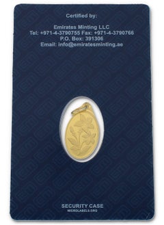 EMIRATES MINTING Emirates Minting 2.7g 999.9 Purity Gold 24K Pendant - 2.7 Grams  - Image 2