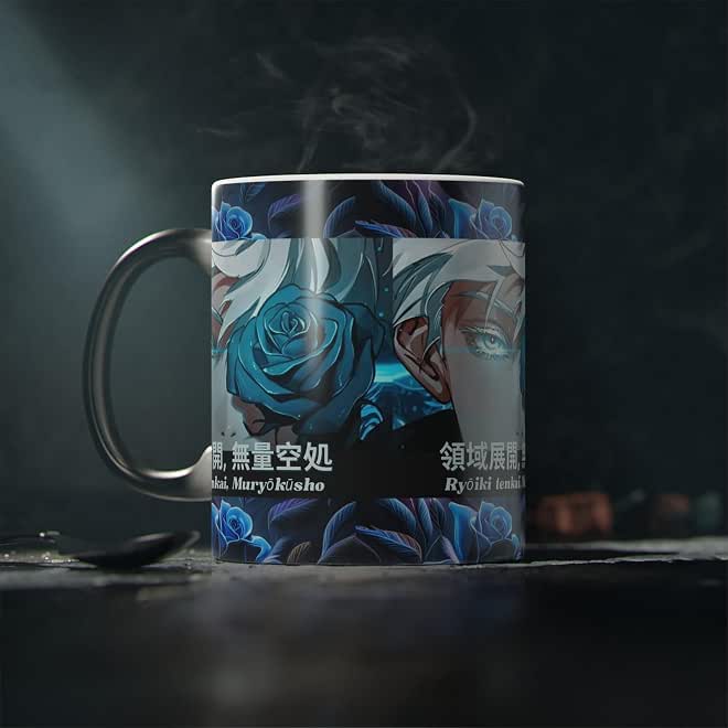ELLA - Printed Mug - Jujutsu Kaisen - Gojo Blue Rose - 320ml