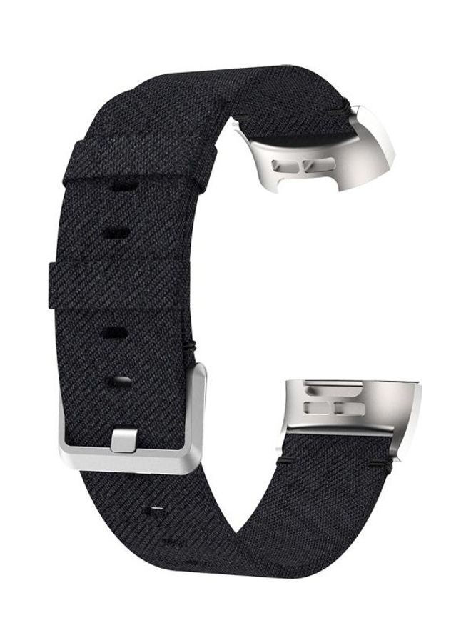 بي جي إم سوار معصم من النايلون المنسوج لساعة فيتبيت تشارج 3 أسود - Image 2