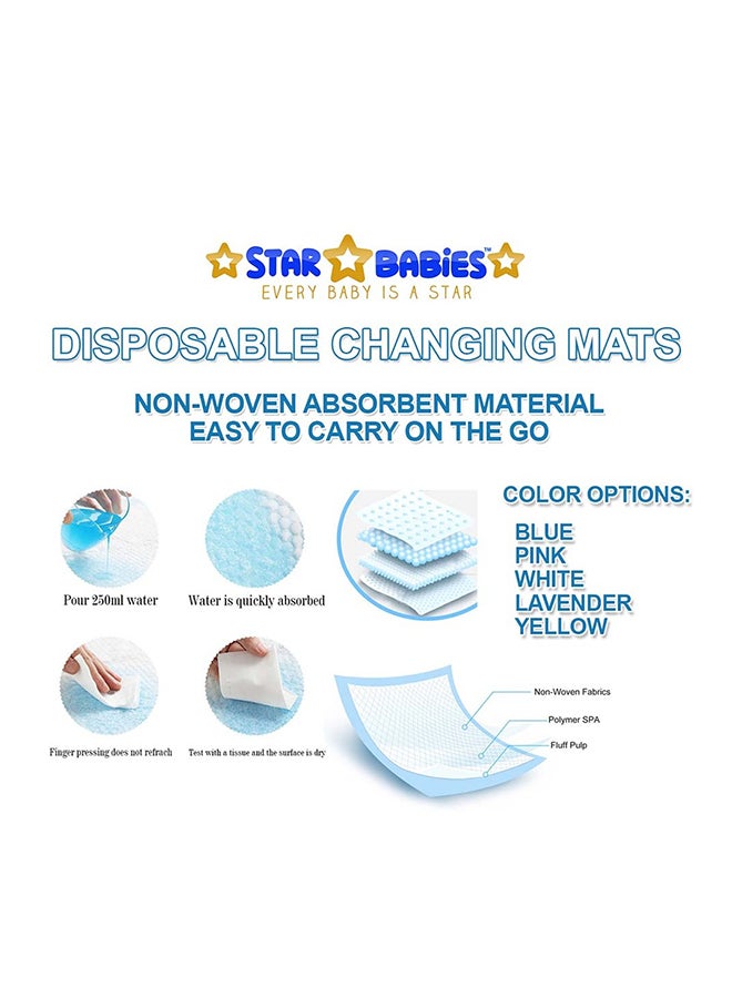 STAR BABiES Pack Of 15 Disposable Changing Mats - Large - Image 3