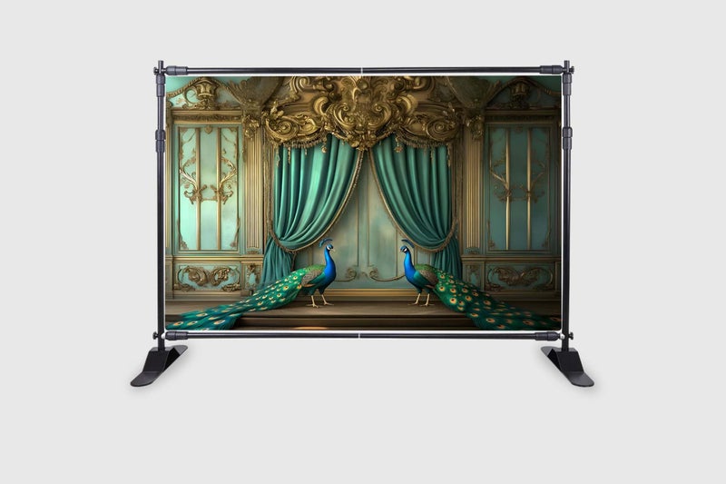 Backdropon Mukunda Palace Photography Backdrops Nature Backdrop Curtain Cloth Birthday Background Seamless Photo Booth Prop Backdrop Size 5Feet Height & 8Feet Width(5 * 8) - Image 2