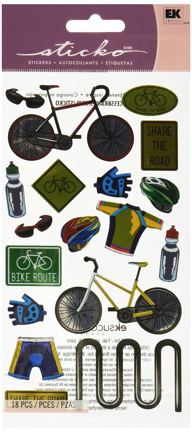 EK Success Sticko Biking Stickers - Image 4