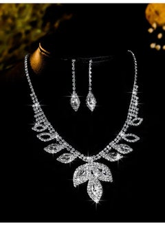 نيبمينينت Europe And The United States Necklace Suit Earrings Jewelry Banquet Dress Chain Fashion Joker Bridal 