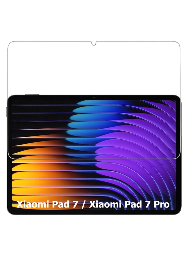 Tempered Glass for Xiaomi Pad 7/7 Pro, 9H Hardness Glass, Complete Protection Glass Film, Anti-Scratch, Easy to Install, Bubble Free compatible for Xiaomi Pad 7 / Pad 7 Pro  - Image 1