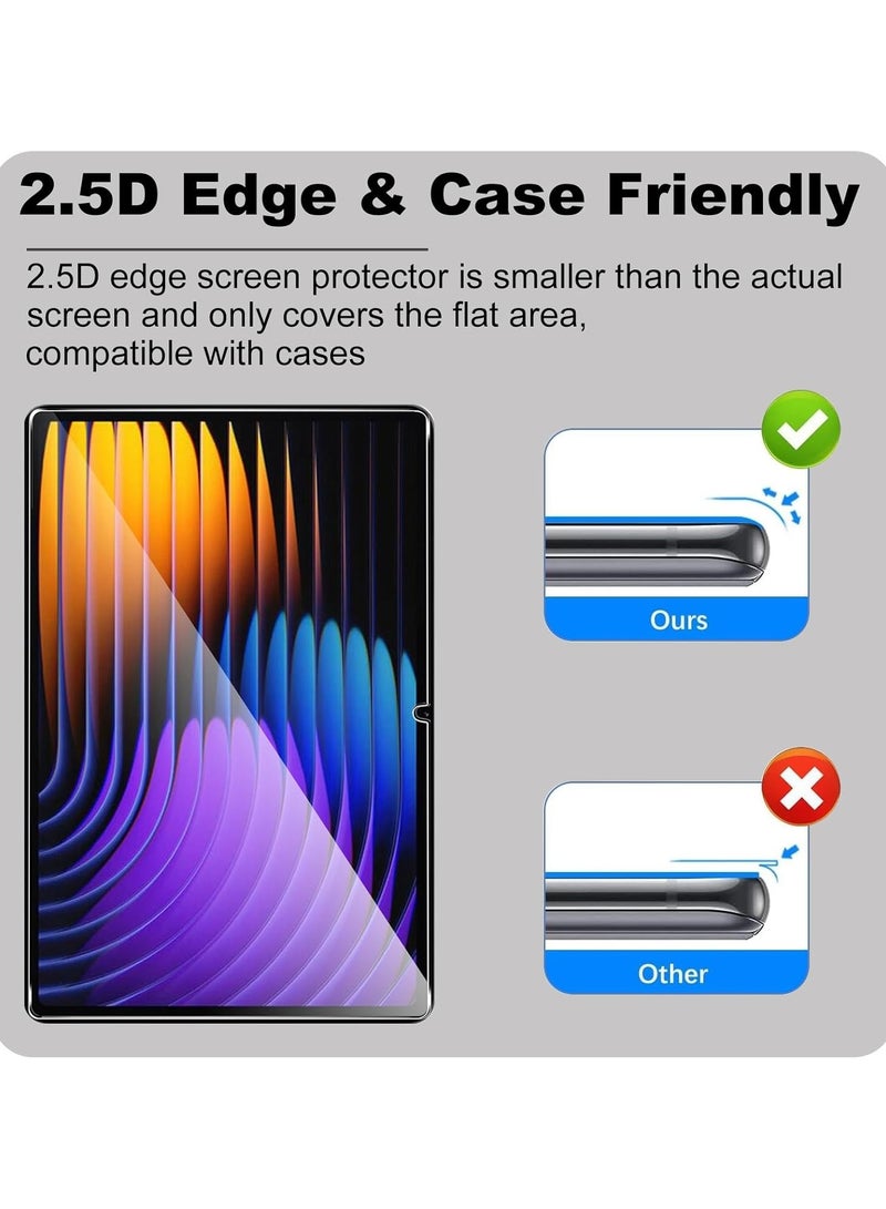 Tempered Glass for Xiaomi Pad 7/7 Pro, 9H Hardness Glass, Complete Protection Glass Film, Anti-Scratch, Easy to Install, Bubble Free compatible for Xiaomi Pad 7 / Pad 7 Pro  - Image 5