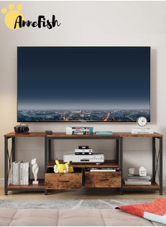 Brown with drawers