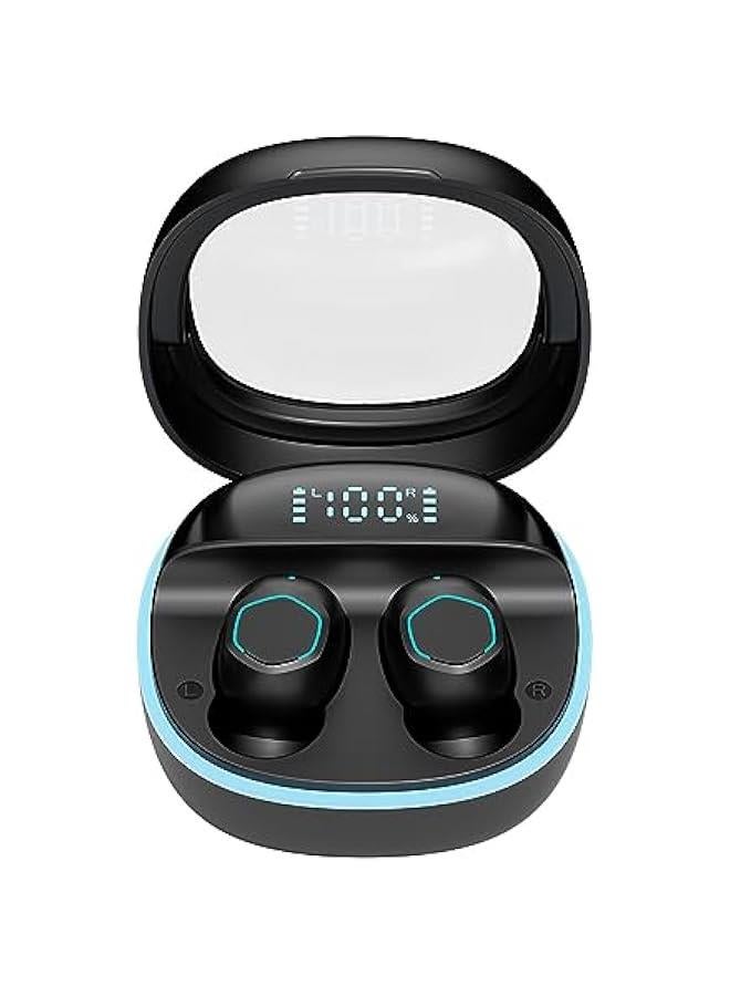 Wireless Black Small Earbuds For Small Ear Canals Micro Headphones Tiny Smallest Ear Buds For Small Ears Mini Bluetooth Small Discreet Earbuds Ear Buds Earphones Invisible Headphones Headset - Image 1
