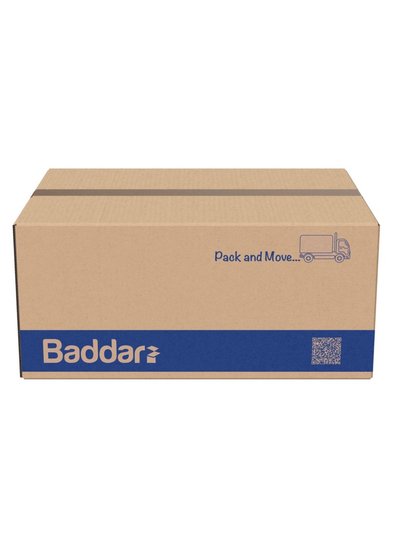Baddar 5 Pcs, Pack & Move Premium Cardboard Carton Box For Transport (60 cm × 40 cm × 40 cm)  - Image 1