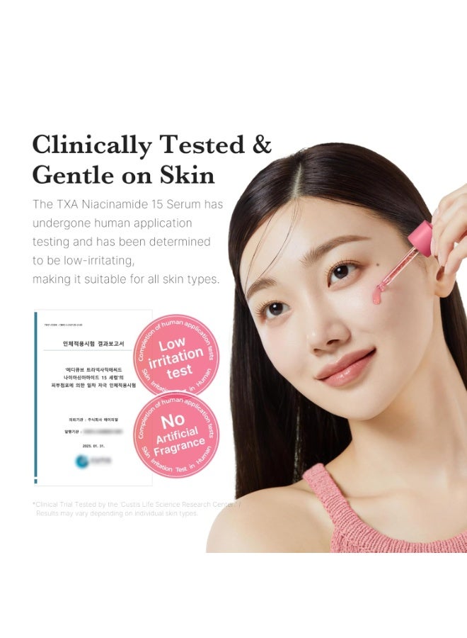 Medicube TXA+Niacinamide 15% Glow Facial Serum,Uneven Skin Tone Texture and Hydration Care,High-Potency Tranexamic Acid 5%,All-in-One Daily Korean Skincare,,1.01 fl.oz - Image 5