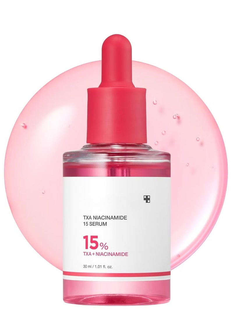 TXA+Niacinamide 15% Glow Facial Serum,Uneven Skin Tone Texture and Hydration Care,High-Potency Tranexamic Acid 5%,All-in-One Daily Korean Skincare,,1.01 fl.oz - Image 1