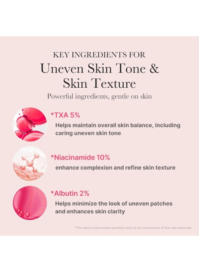 TXA+Niacinamide 15% Glow Facial Serum,Uneven Skin Tone Texture and Hydration Care,High-Potency Tranexamic Acid 5%,All-in-One Daily Korean Skincare,,1.01 fl.oz - Image 4