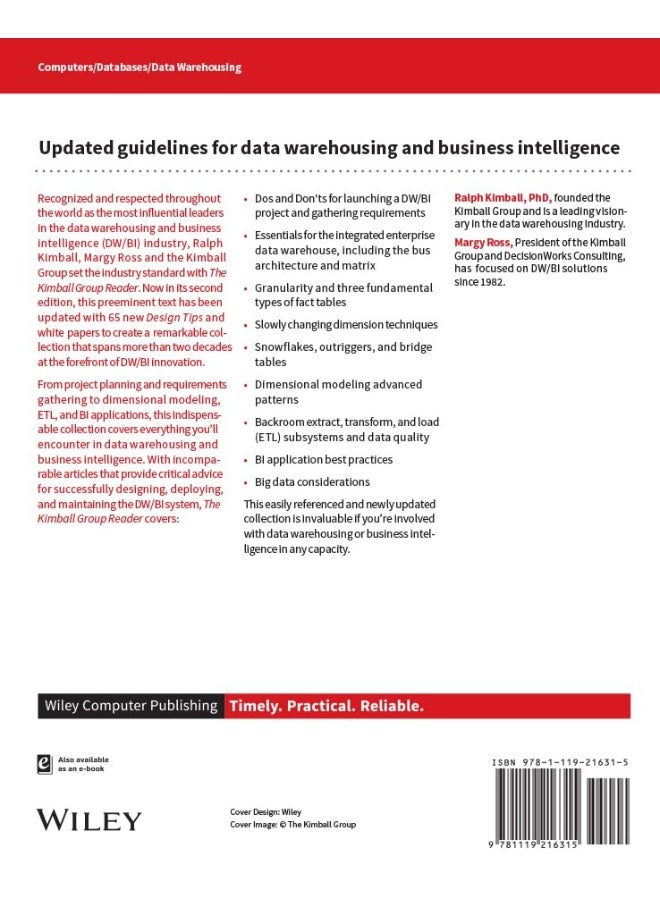 null - The Kimball Group Reader: Relentlessly Practical Tools for Data Warehousing and Business Intelligence Remastered Collection - Image 1