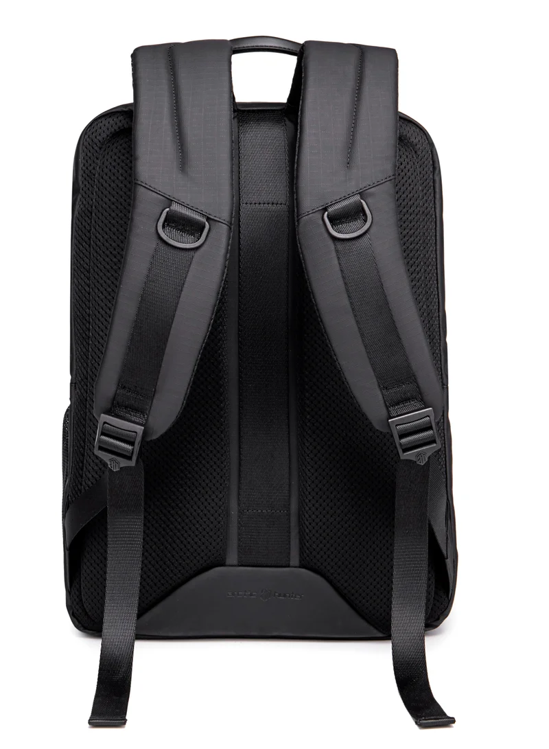 أركتيك هانتر Premium Backpack Water Resistant Built-in USB Headphone Jack Laptop Daypack for Men and Women B00532 Black