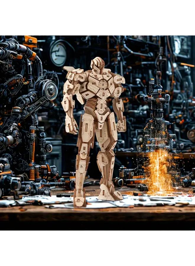 Iron Warrior STEM Robot Puzzle Kit DIY Cognitive Skill Building Educational Toy - Image 3