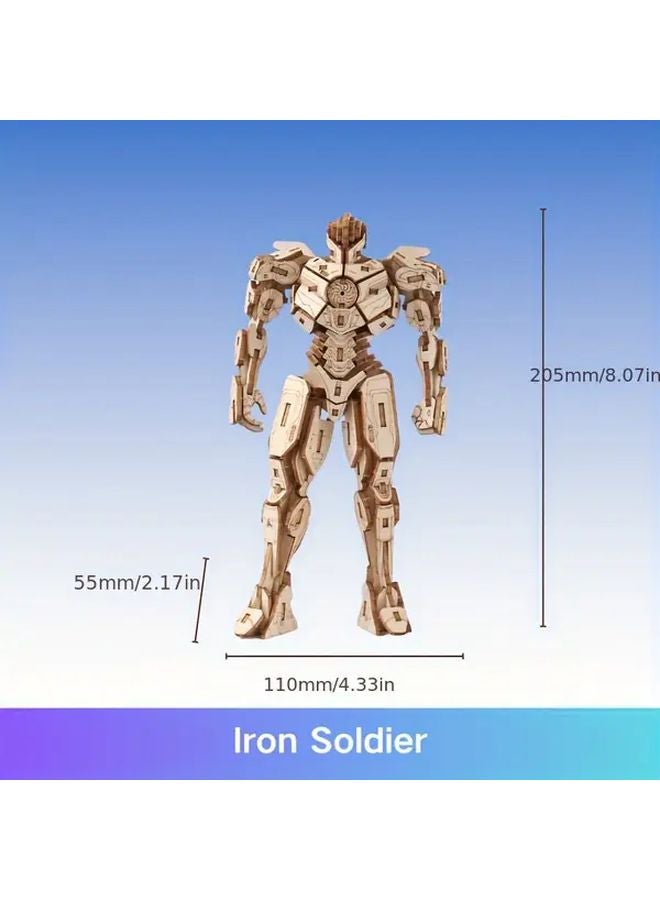 Iron Warrior STEM Robot Puzzle Kit DIY Cognitive Skill Building Educational Toy - Image 4