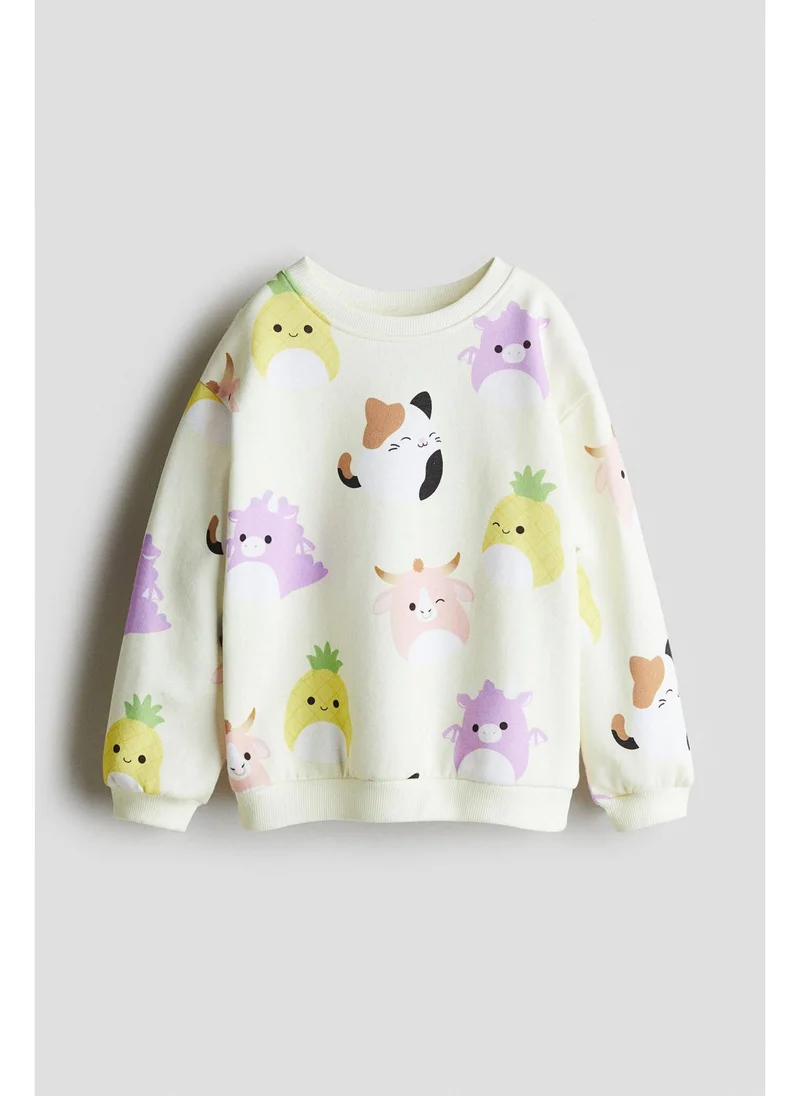 اتش اند ام Printed sweatshirt