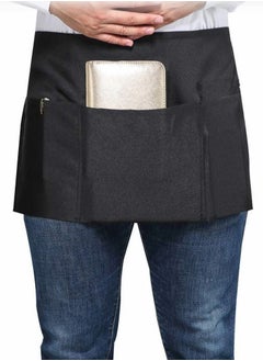 Excefore Waitress Aprons, Waiter Server Waist Aprons for Women Men  - Image 1