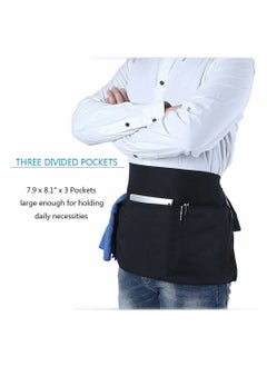 Excefore Waitress Aprons, Waiter Server Waist Aprons for Women Men  - Image 5