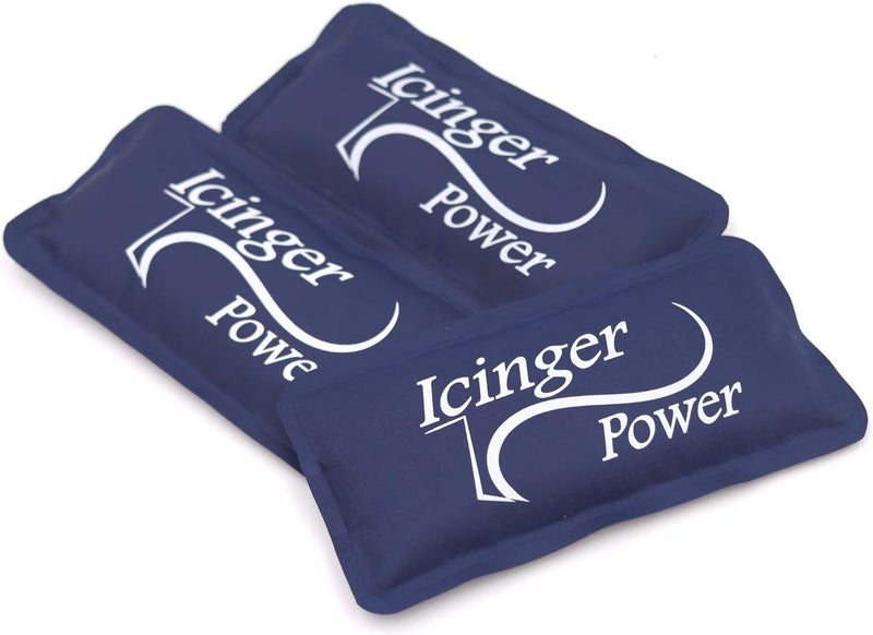 Icinger Power Cold Ice Packs Various Sizes Resistant Nylon Wrapping Powerful Gel Small Set of 3 - Image 4
