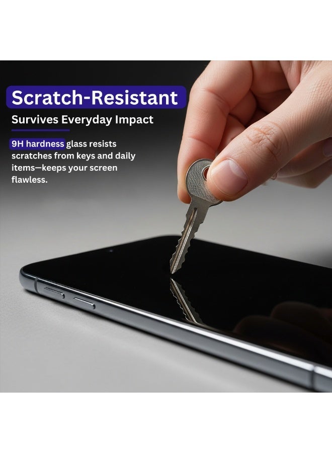 PRIMEEIGHT [2 PACK] Samsung Galaxy S25 Edge Screen Protector 6.7 Inch Display Ultra Thin 9H Hardness Tempered Glass Easy to Install HD Clear Screen Protector S25 - Image 5