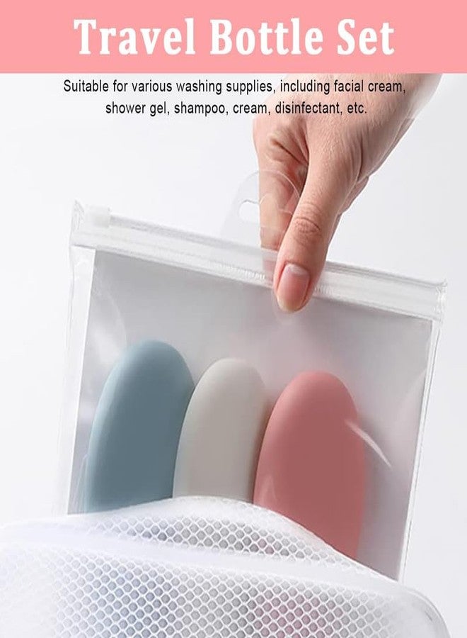 PiyuBind 3 Pcs Travel Bottles Set 60ML Travel Bottles & Containers Small Mini Empty Plastic Squeeze Bottles for Travel Toiletries,Shampoo and Conditioner with Storage Bag - Image 5