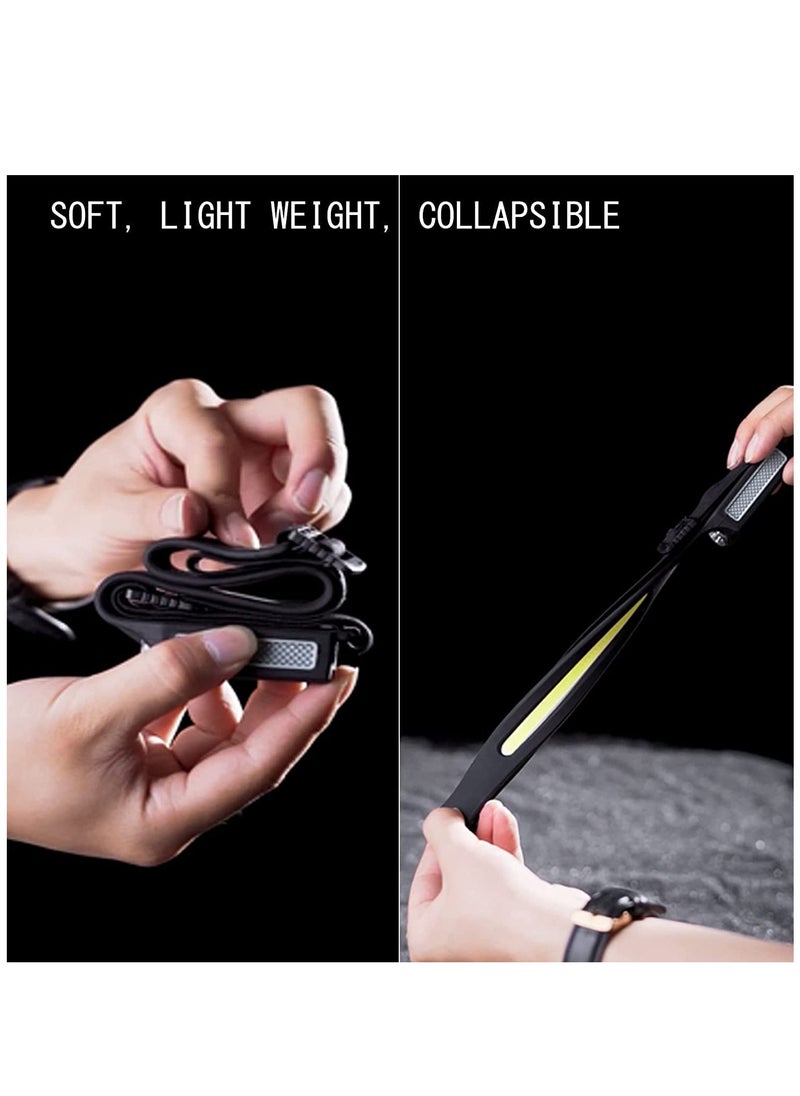 Rechargeable LED Headlamp with 230° Illumination,Waterproof,4 Modes,Motion Sensor Headlamp,USB Headlamp for Hiking Running Fishing Camping