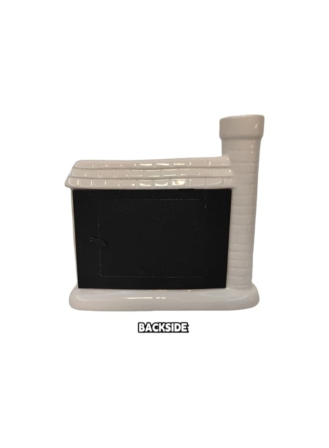 The Bros مزهرية سيراميك بيضاء إبداعية مع إطار صور، مزهرية زهور مصنوعة يدويًا بتصميم "حب" للديكور المكتبي في المنزل والمكتب - Image 3