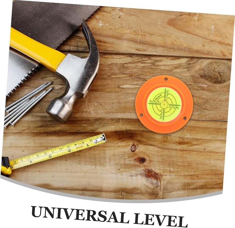 مستوى الفقاعة الدائري الصغير Operitacx مع قاعدة لحامل كاميرا السفر وتعليق الصور RV - Image 4