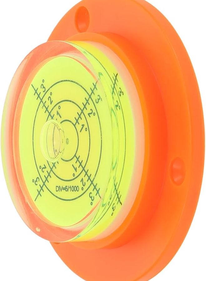 مستوى الفقاعة الدائري الصغير Operitacx مع قاعدة لحامل كاميرا السفر وتعليق الصور RV - Image 2