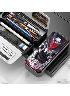 Anime Mobile Suit Gundam Multifunctional Pencil Case for Elementary and Middle School Students