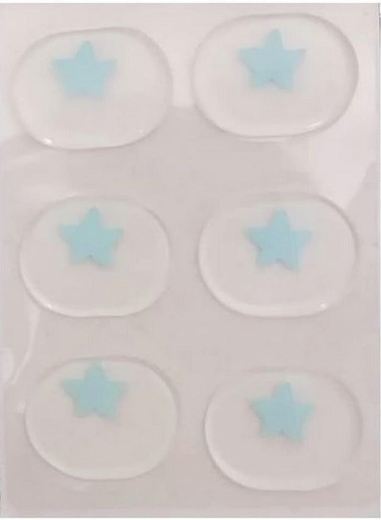 Generic Foot Care Relief Soft Shoe Heel Pads Silicone For Unisex - 6 Pieces  - Image 1