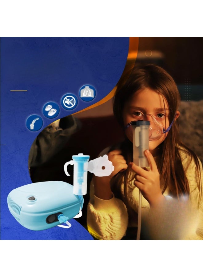  جرانزيا جهاز استنشاق تربو من جرانزيا – بضاغط مكبسي – للأطفال والكبار – علاج تنفسي فعال - Image 3